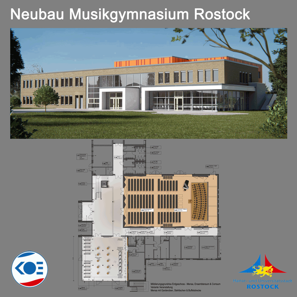 Ergänzungsneubau Musikgymnasium Rostock